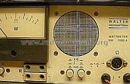 Wattmeter NW-1000-A; Walter Elektronik; (ID = 704841) Equipment