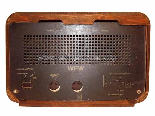 Werra A6/653/WKB; Walter Funk-Werk, (ID = 1613691) Radio