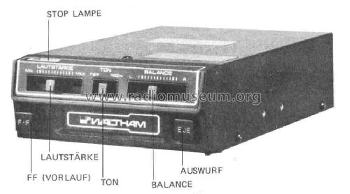 Stereo Cassetten-Abspielgerät W 118 M; Waltham S.A., Genf (ID = 474732) R-Player