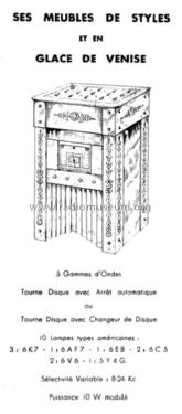 Meuble en Glace de Venise ; Walther, J.; Paris (ID = 1473388) Radio