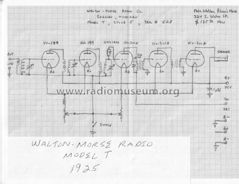 T ; Walton Morse Radio (ID = 2681029) Radio