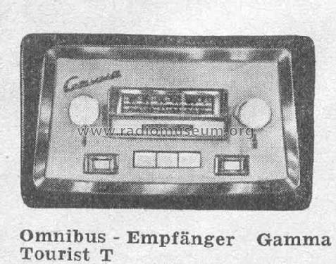 Gamma Tourist T; Wandel & Goltermann; (ID = 376601) Car Radio