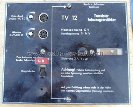 Gamma TV12; Wandel & Goltermann; (ID = 1005055) Ampl/Mixer