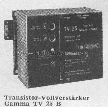 Gamma TV25B; Wandel & Goltermann; (ID = 376990) Ampl/Mixer