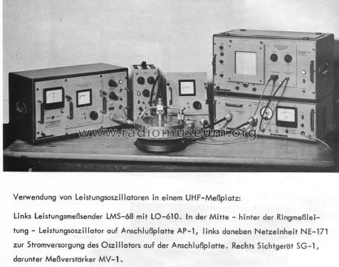 Leistungsmesssender LMS-68 ; Wandel & Goltermann; (ID = 2509417) Equipment