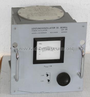 Leistungsoszillator - Power Oscillator 30...90 MHz LO-30; Wandel & Goltermann; (ID = 2442416) Equipment