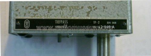 Tiefpass TP-2 ; Wandel & Goltermann; (ID = 2882377) Equipment