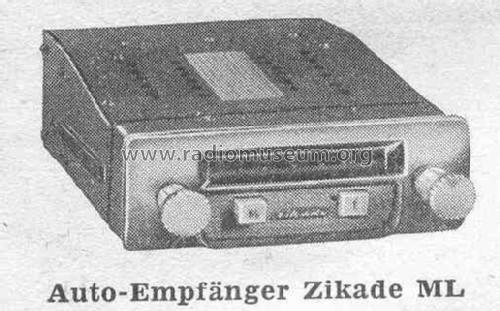 Zikade ML; Wandel & Goltermann; (ID = 376583) Car Radio