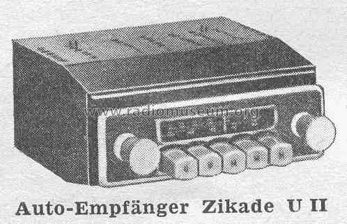 Zikade U II ; Wandel & Goltermann; (ID = 376586) Car Radio