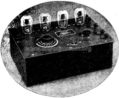 RF Amplifier-Detector Receiver Type AD2; Ware Mfg. (ID = 982980) Radio
