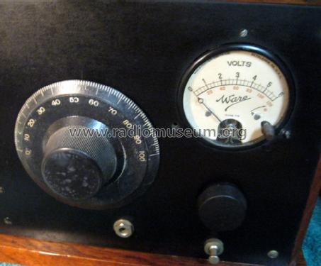 Neutrodyne Type W; Ware Mfg. (ID = 1018711) Radio