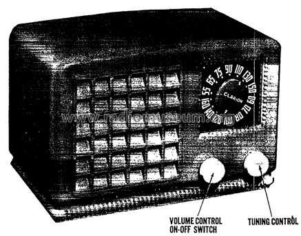 Clarion 12801 ; Warwick Mfg. Corp., (ID = 413341) Radio