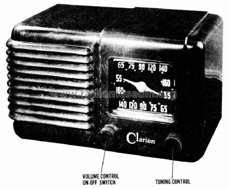 Clarion 13201 ; Warwick Mfg. Corp., (ID = 466562) Radio