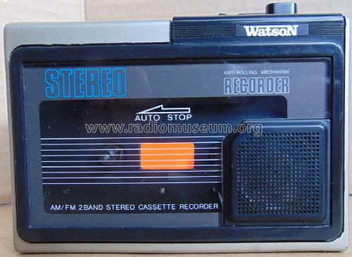 AM/FM 2 Band Stereo Cassette Recorder CR 5080; Watson Marke / brand (ID = 2738487) Radio