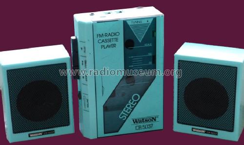 FM-Radio Cassette Player Stereo CR 5037; Watson Marke / brand (ID = 1712788) Sonido-V