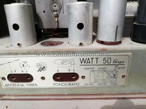 Argo W/50; Watt Radio; Torino (ID = 2757345) Radio