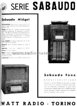 Sabaudo ; Watt Radio; Torino (ID = 1530851) Radio