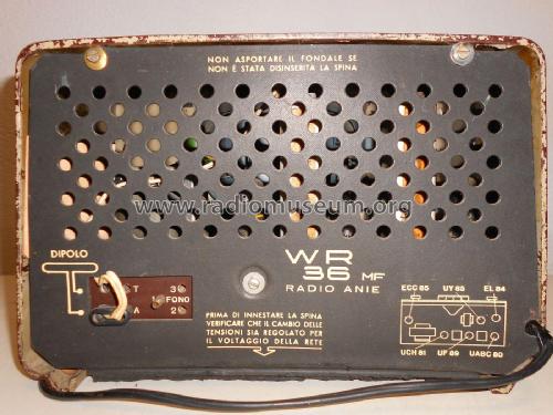 WR36 MF; Watt Radio; Torino (ID = 2244698) Radio