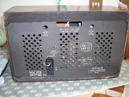 WR475 MF; Watt Radio; Torino (ID = 844847) Radio