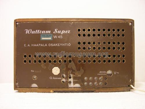 Super W 45; Wattram, Helsinki (ID = 2072296) Radio