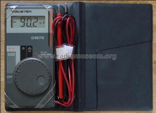 Digital Multimeter DM78; Wavetek Corporation; (ID = 2097102) Equipment