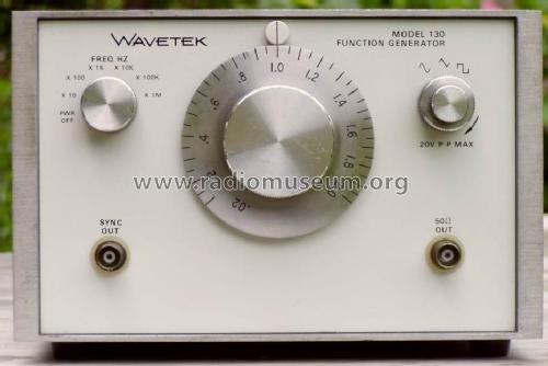 Function generator 130; Wavetek Corporation; (ID = 333832) Ausrüstung