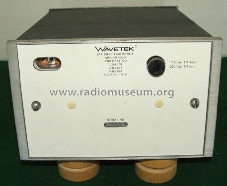 HF VCG Generator 142; Wavetek Corporation; (ID = 1673499) Equipment