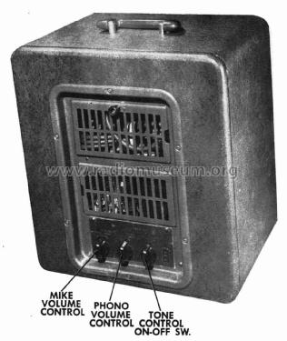 Amplifier 166 ; Webster Co., The, (ID = 3019632) Ampl/Mixer
