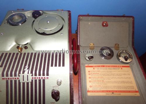 Wire Recorder 80; Webster Co., The, (ID = 2388807) Sonido-V