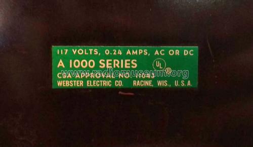 Teletalk A 1000; Webster Electric (ID = 2515967) Telephony