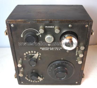 Webster Receiving Set 2A; Webster Electric (ID = 2178336) Radio