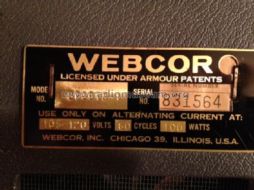 Webcor 2919 ; Webster Co., The, (ID = 1602567) R-Player