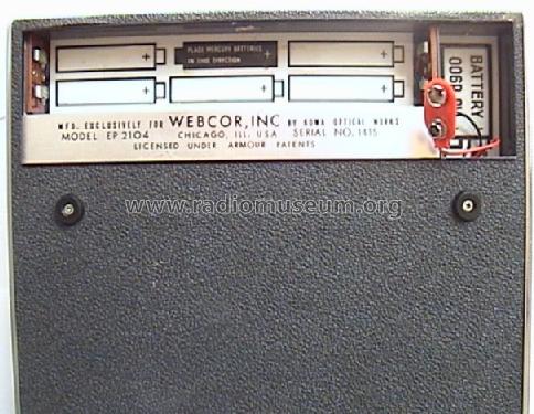 Microcorder EP-2104; Webcor Electronics / (ID = 595584) R-Player