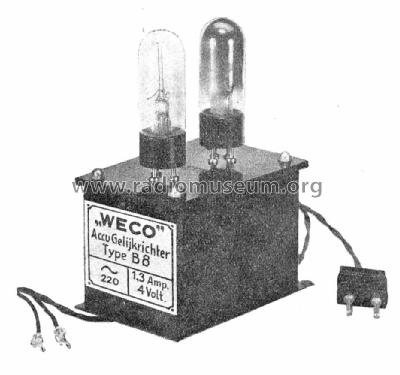 Accu Gelijkrichter B8; Weco N.V. (ID = 1244362) Power-S