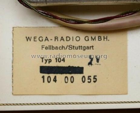 104; Wega, (ID = 2361380) Radio