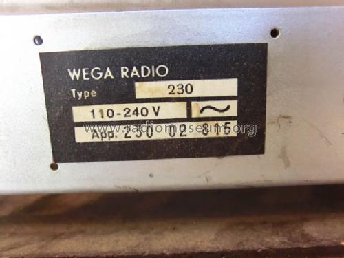230; Wega, (ID = 1632015) Radio