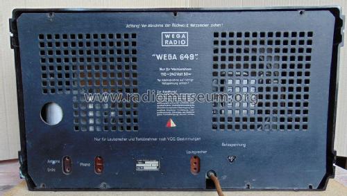 649W; Wega, (ID = 2558965) Radio