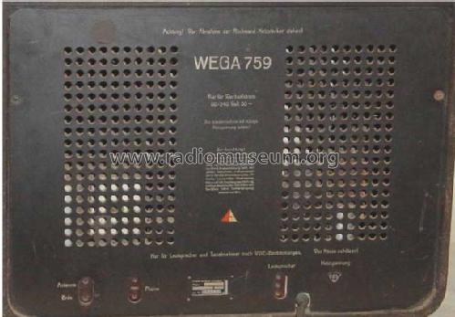 759W; Wega, (ID = 58298) Radio