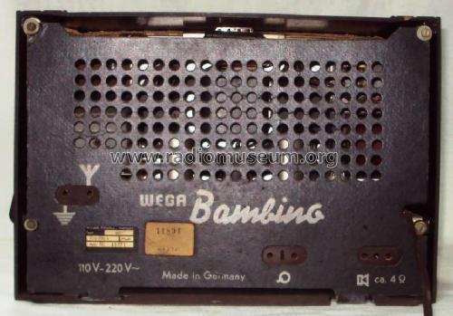 Bambino 807; Wega, (ID = 1244129) Radio