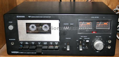 Stereo Cassette Deck C-3940 SE; Wega, (ID = 1011066) Reg-Riprod