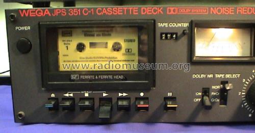 Cassette Deck JPS 351 C-1; Wega, (ID = 1746366) R-Player