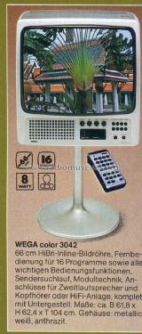 color 3042; Wega, (ID = 1763937) Fernseh-E