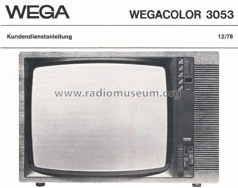 Color 3053; Wega, (ID = 1682862) Television