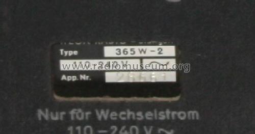 Fox 365W; Wega, (ID = 2173476) Radio