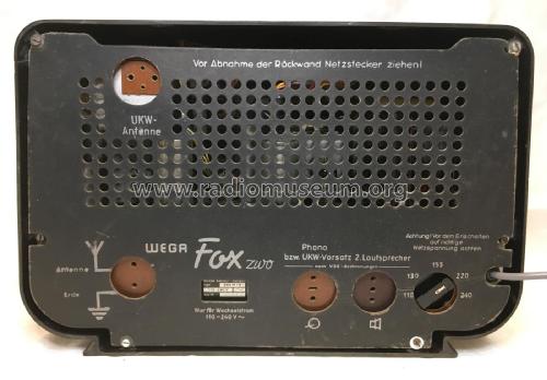 Fox Zwo 365 W-2; Wega, (ID = 2171247) Radio