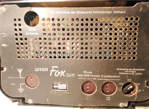 Fox Zwo 365 W-2; Wega, (ID = 2542960) Radio