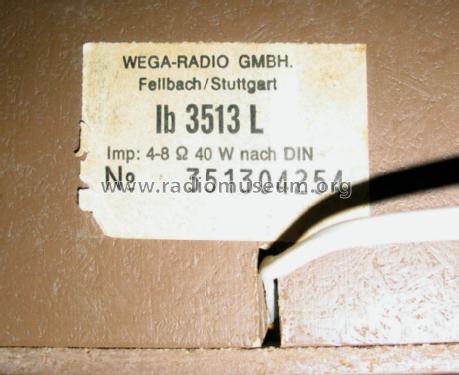 Lautsprecher-Box LB-3513 L; Wega, (ID = 1188547) Speaker-P