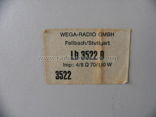 Lautsprecher-Box LB-3522; Wega, (ID = 2735862) Lautspr.-K