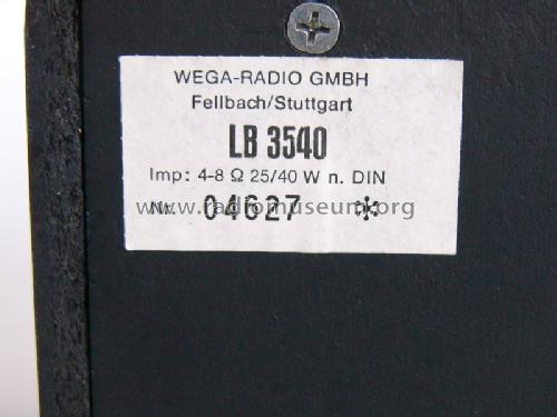 LB 3540; Wega, (ID = 1683578) Speaker-P