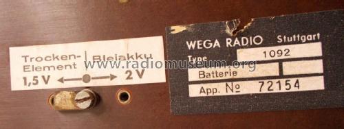 Mars B UKW 1092; Wega, (ID = 2122578) Radio